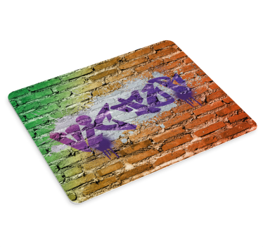Tappetino mouse nome personalizzato e graffiti - TenStickers