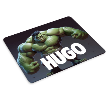 Tappetino pvc nome personalizzato e supereroe - TenStickers