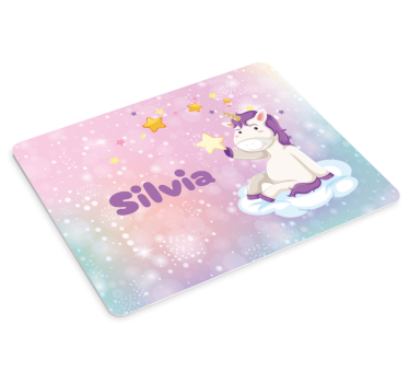Tappetino mouse con nome cunicolo carino - TenStickers