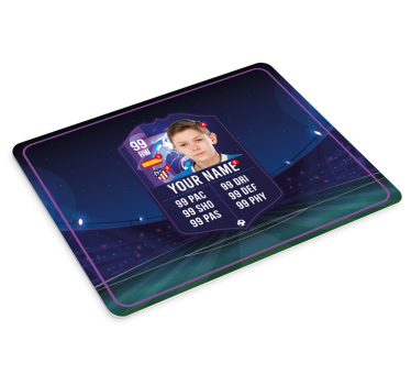 Poggiapolso mouse gaming carta del giocatore di calcio - TenStickers