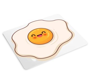 Poggiapolso mouse originale uovo fritto - TenStickers