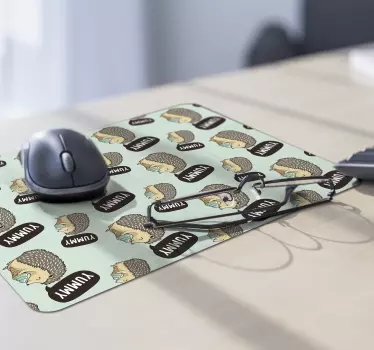 Tappetino mouse originale personaggi di riccio carino - TenStickers