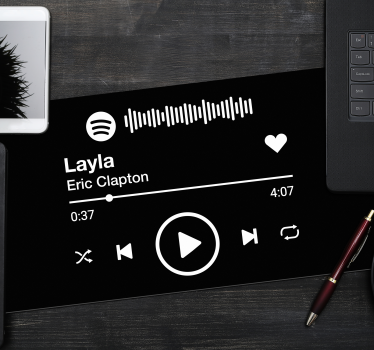 Tappetino per mouse con nome Spotify - TenStickers