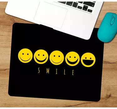 Mouse pad originale Emoticon sorriso giallo - TenStickers