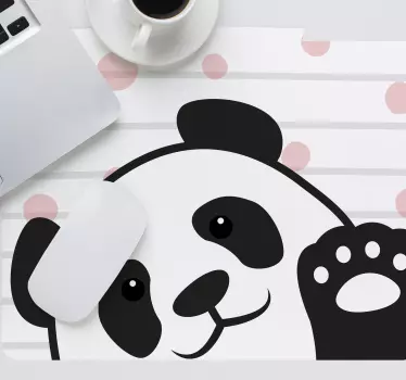Mouse pad originale Panda che saluta - TenStickers