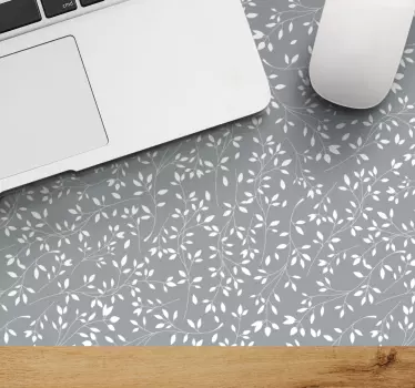 Tappetino mouse con rametti di foglie - TenStickers