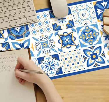 Mouse pad originale Stile mediterraneo blu - TenStickers
