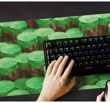 Tappetino gaming Minecraft - TenStickers