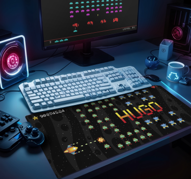 Poggiapolso mouse gaming schermo arcade a 8 bit - TenStickers