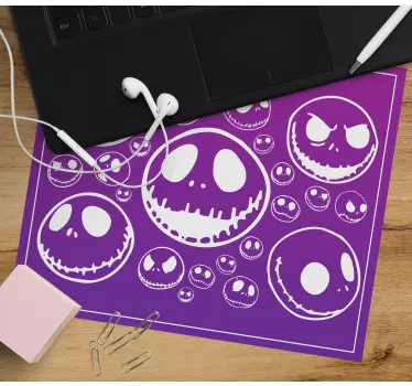 Tappetino mouse anime con motivi teschi giocosi - TenStickers