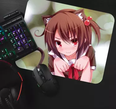 Tappetino mouse anime design di personaggi carini - TenStickers