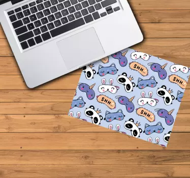 Tappetino mouse anime figure animali adorabili - TenStickers