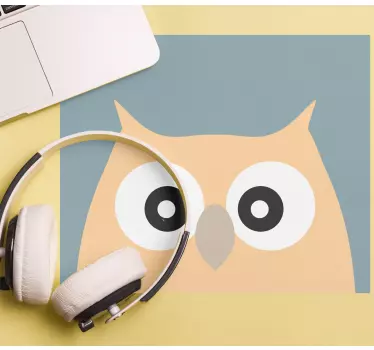 Tappetino mouse anime gufo cartone animato carino - TenStickers