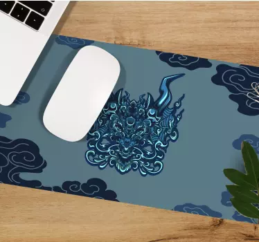 Tappetino mouse anime illustrazione drago - TenStickers