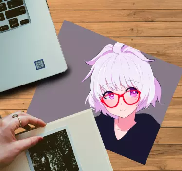 Tappetino mouse anime personaggio anime affascinante - TenStickers