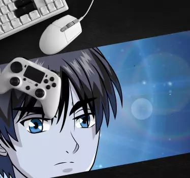 Tappetino mouse anime ritratto di personaggio anime - TenStickers