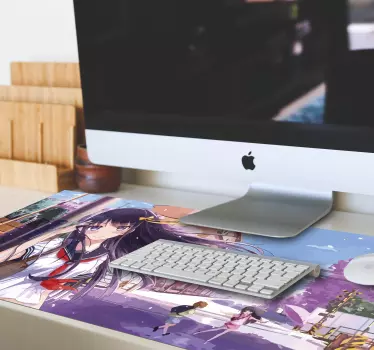 Tappetino mouse anime scena personaggi anime - TenStickers