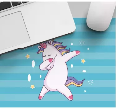 Tappetino mouse anime unicorno danzerino - TenStickers