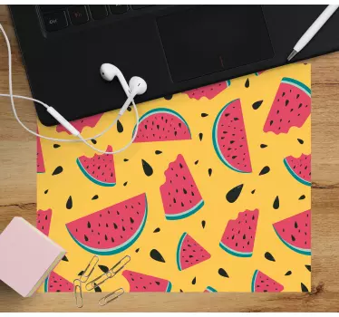 Tappetino mouse con motivi e texture a fette di frutta - TenStickers