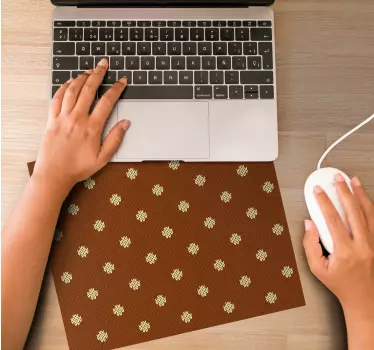 Tappetino mouse con motivi e texture a pois eleganti - TenStickers