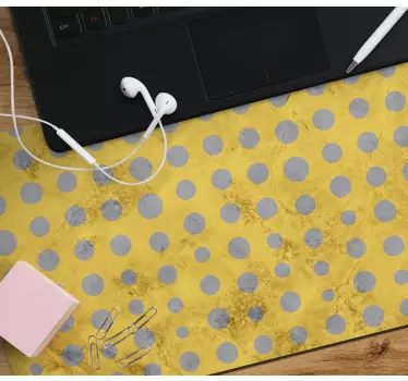 Tappetino mouse con motivi e texture a pois luminosi - TenStickers