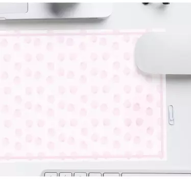 Tappetino mouse con motivi e texture a pois morbidi - TenStickers