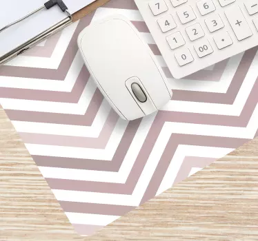 Tappetino mouse con motivi e texture a righe a zigzag - TenStickers