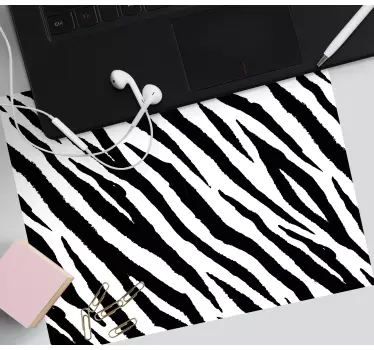Tappetino mouse con motivi e texture a righe audaci - TenStickers