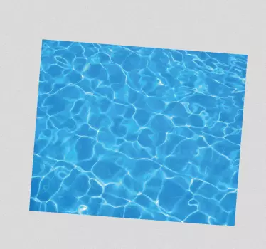 Tappetino mouse con motivi e texture acqua brillante - TenStickers