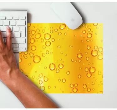 Tappetino mouse con motivi e texture acqua rinfrescante - TenStickers