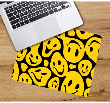 Tappetino mouse con motivi e texture collezione icone felici - TenStickers