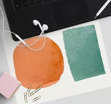Tappetino mouse con motivi e texture composizioni astratte - TenStickers