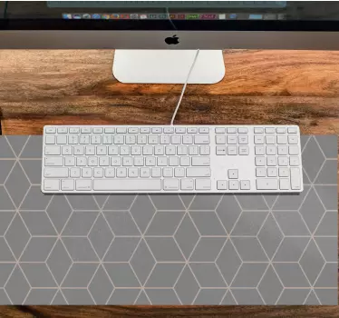 Tappetino mouse con motivi e texture esagonale geometrico - TenStickers