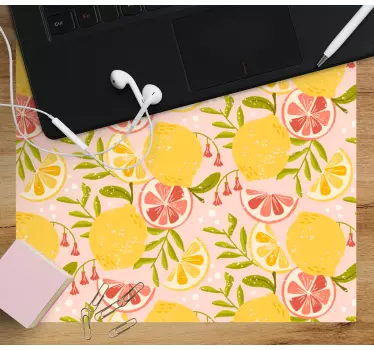 Tappetino mouse con motivi e texture frutta - TenStickers