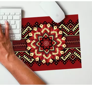 Tappetino mouse con motivi e texture mandala intricato - TenStickers