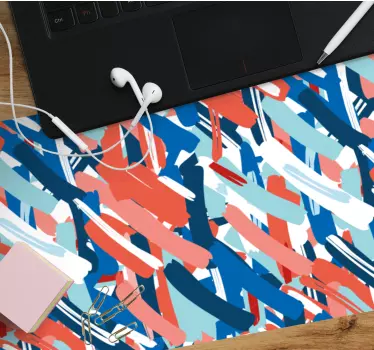Tappetino mouse con motivi e texture pennellate dinamiche - TenStickers