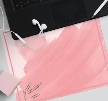Tappetino mouse con motivi e texture pennellate morbide - TenStickers