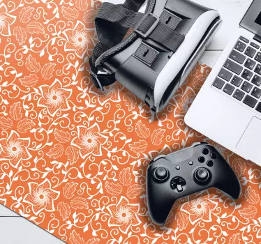 Tappetino mouse con motivi e texture stile botanico - TenStickers