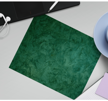 Tappetino mouse con motivi e texture trama verde vorticosa - TenStickers
