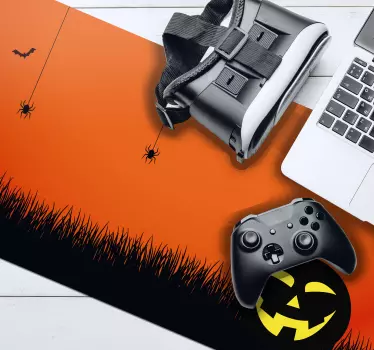 Tappetino mouse di natale scena della zucca di halloween - TenStickers