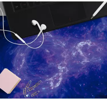 Tappetino mouse mappamondo motivo vortice galattico - TenStickers