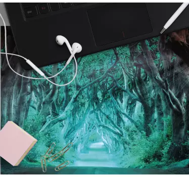 Tappetino mouse originale arco mistico dell'albero - TenStickers