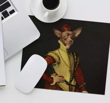 Mouse pad originale cane aristocratico - TenStickers