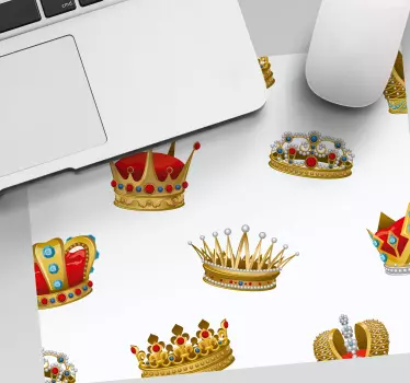 Tappetino mouse originale collezione corona colorata - TenStickers