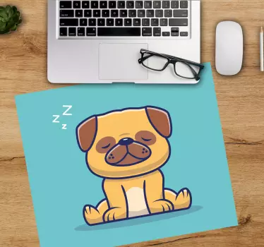 Tappetino mouse originale cucciolo che dorme - TenStickers