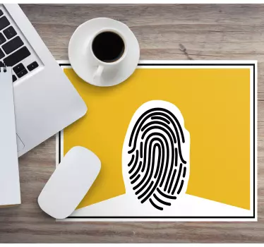 Tappetino mouse originale forma impronta unica - TenStickers