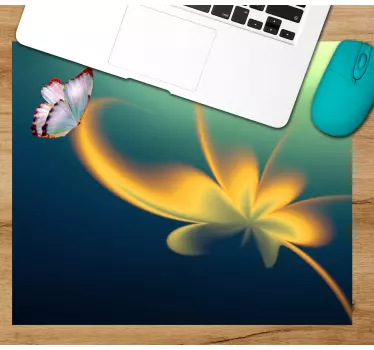 Tappetino mouse originale motivo floreale elegante - TenStickers