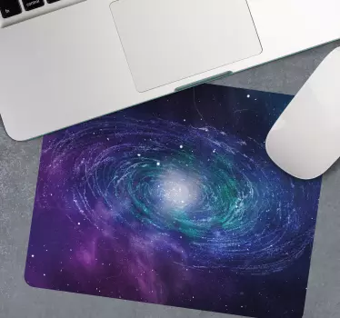 Tappetino mouse originale motivo vortice galattico - TenStickers