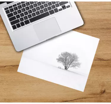 Tappetino mouse originale scena albero solitario - TenStickers