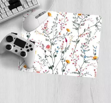 Tappetino mouse originale superficie testurizzata botanica - TenStickers